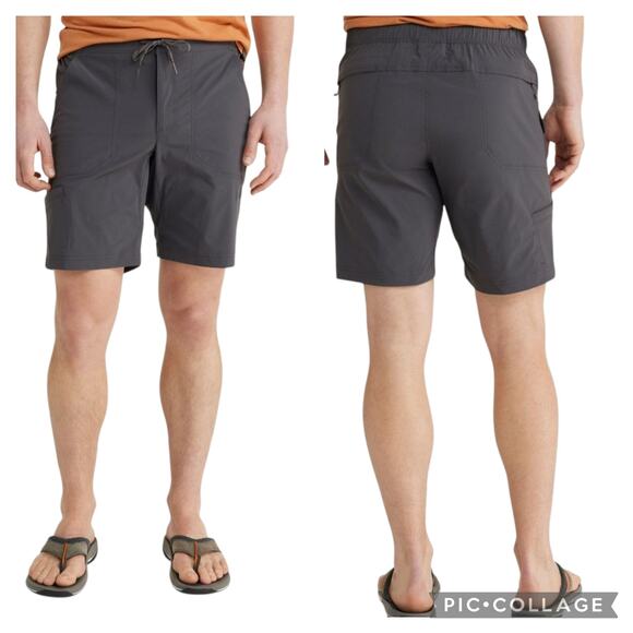 LL Bean Men's Cresta Hiking Shorts Comfort Waist 9" Alloy Gray NWOT Size L - Picture 1 of 10